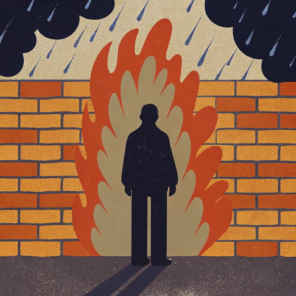 Burning walls
