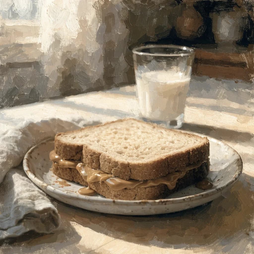 Peanut butter sandwich