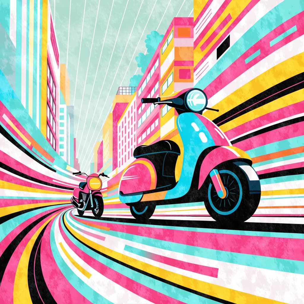 Neon rides