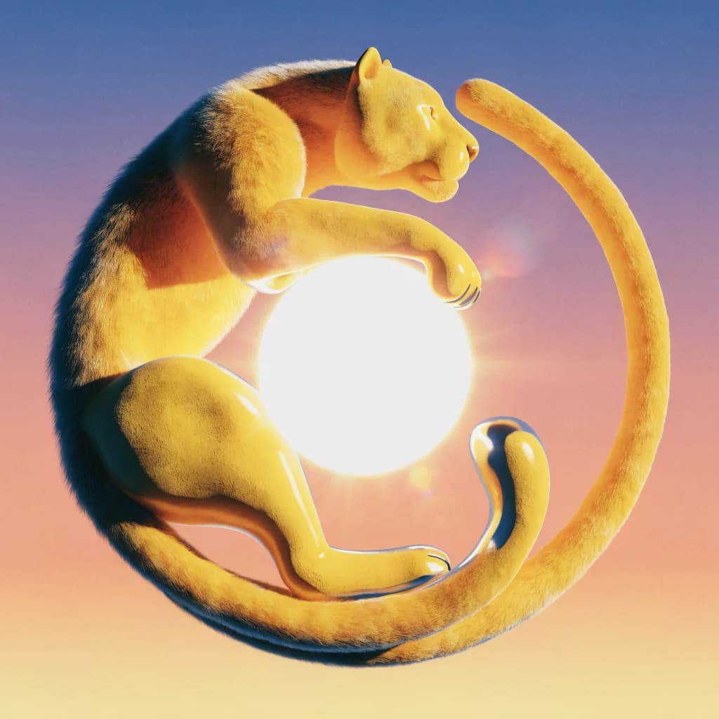 Panthers yellow and panthers sun