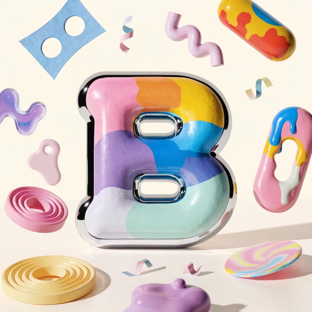 B