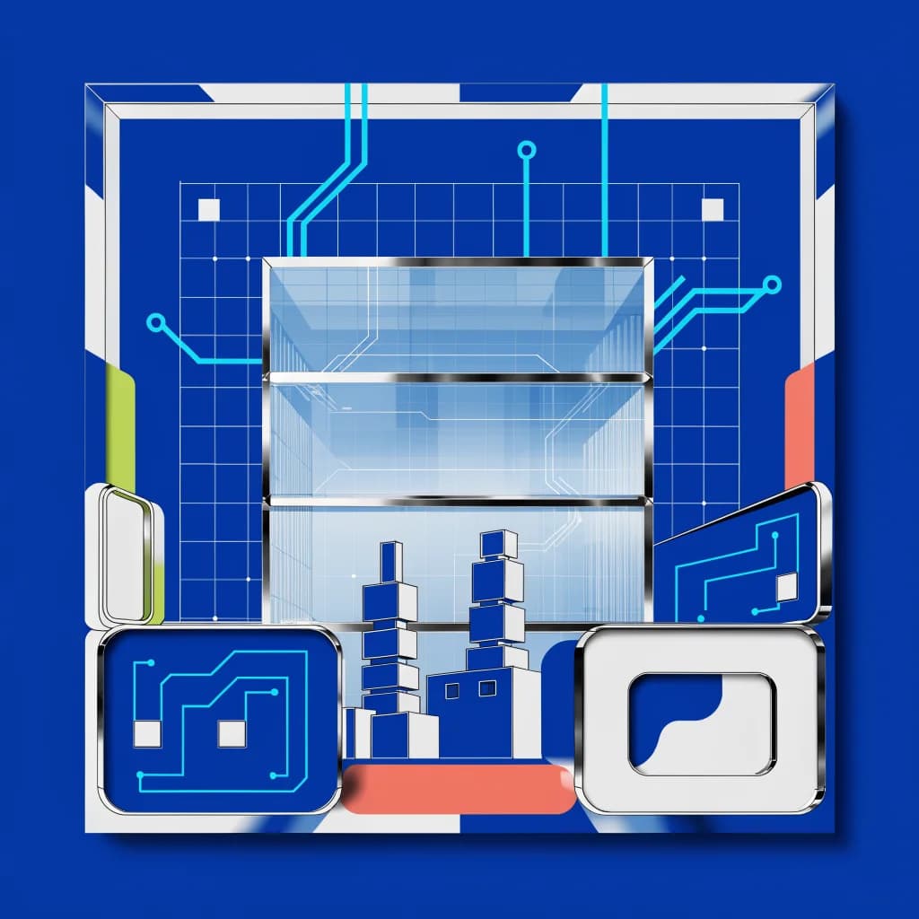 Corporate tech backround