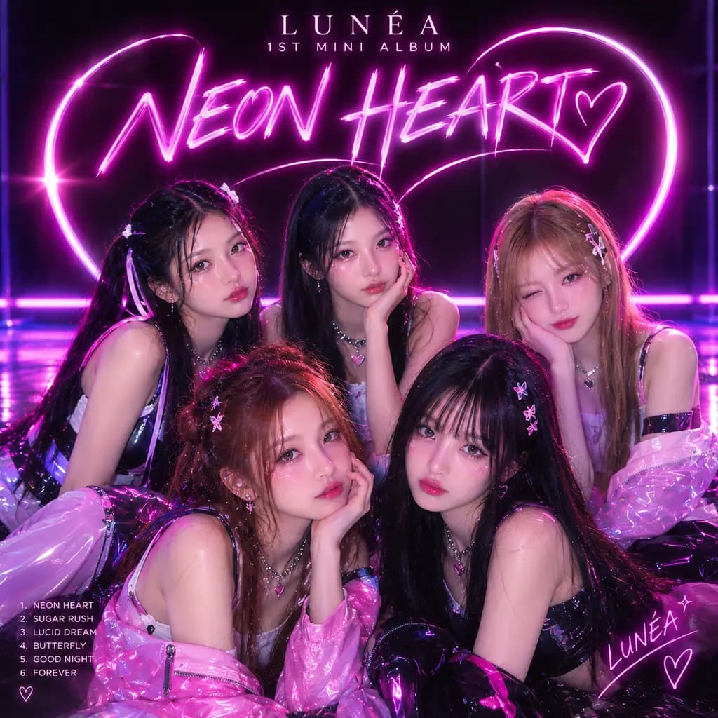Neon heart