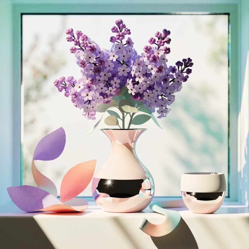 the lilacs