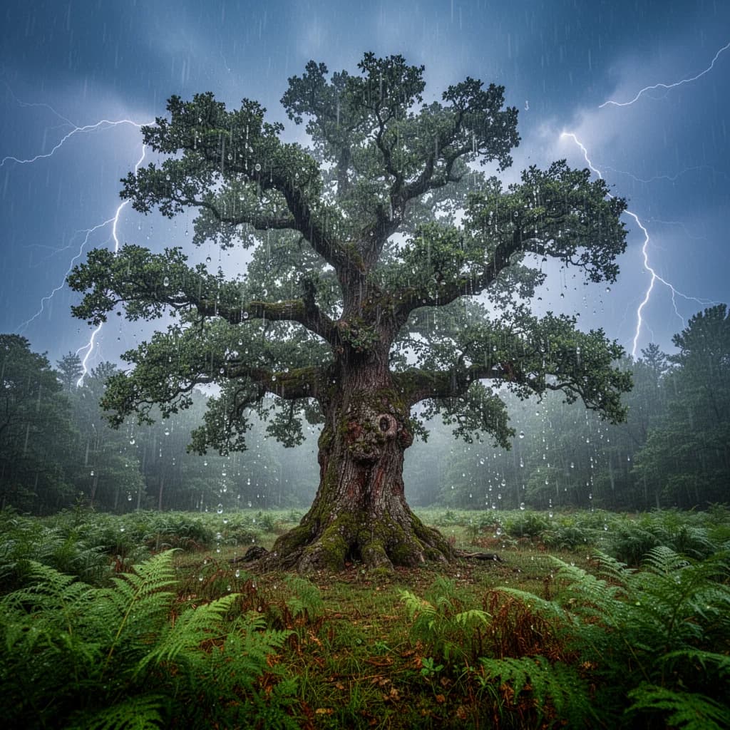 Forest Rain  Thunder - Deep Sleep Anxiety ADHD ASMR