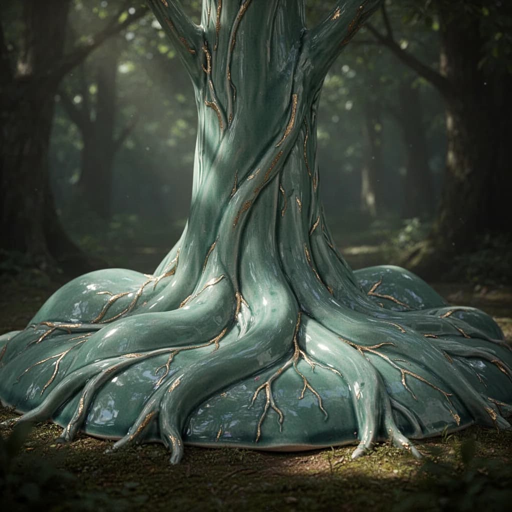 Ruins Beneath Green Silence