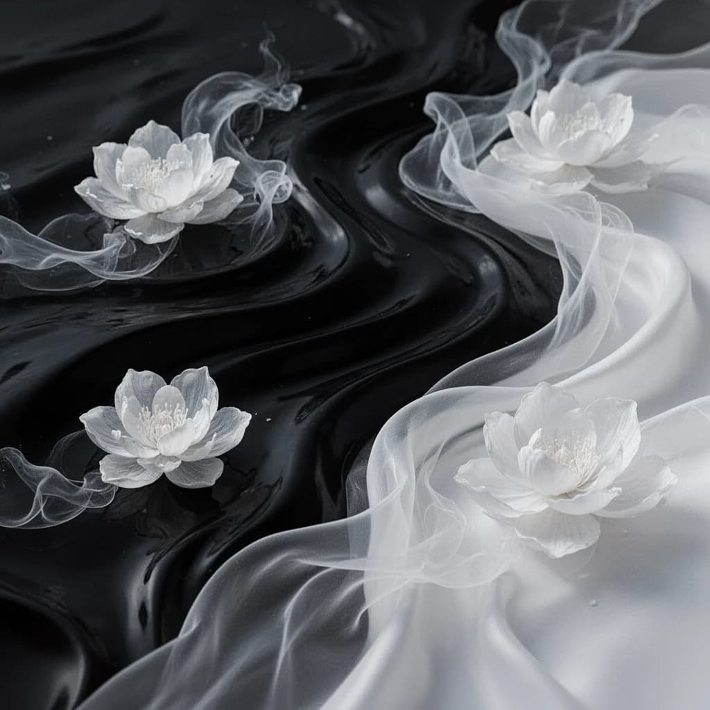 Black Water, White Flowers
