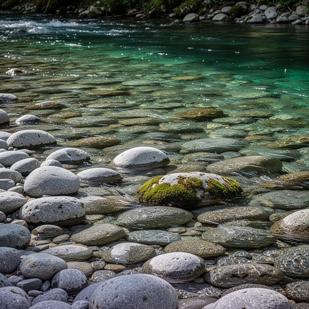 Steady Flow over River Stones | High-Fidelity Nature White Noise