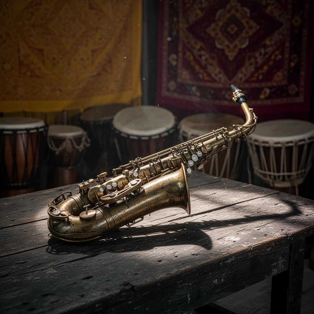 Syawal Sentiments | Nostalgic Saxophone & Malay Percussion ADHD ASMR Deep Sleep