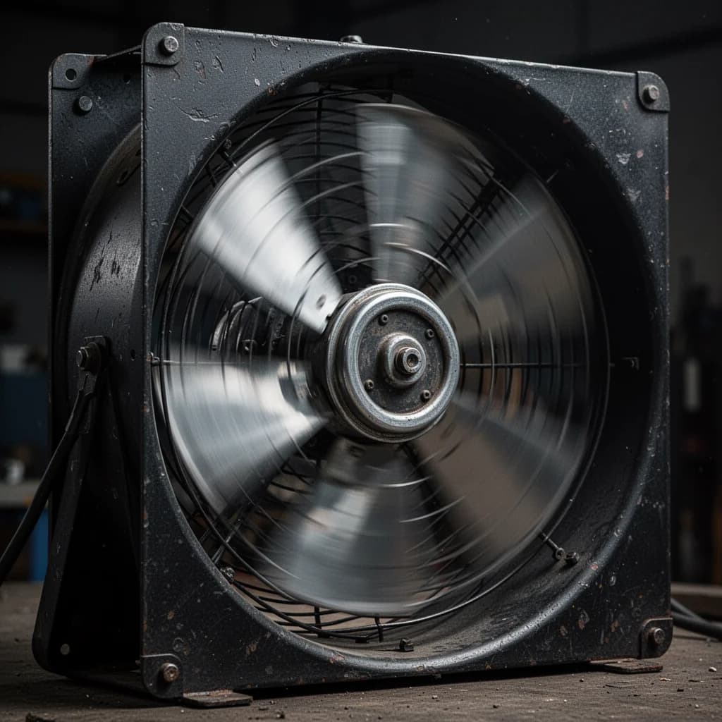 Turbo Box Fan Focus | High-Speed Air Friction for Study ADHD ASMR