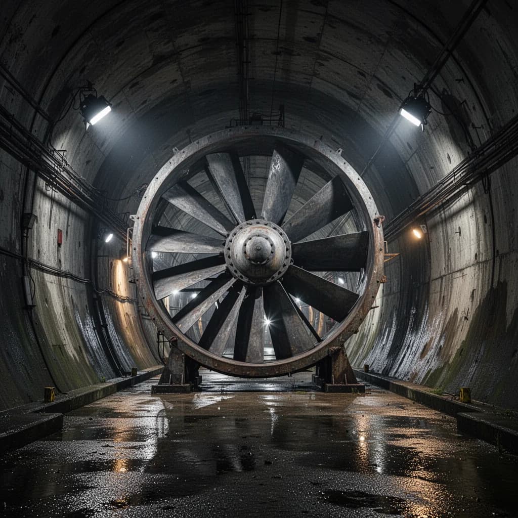 Turbine Tunnel Fan | Pure High-Velocity Neuro White Noise ADHD ASMR