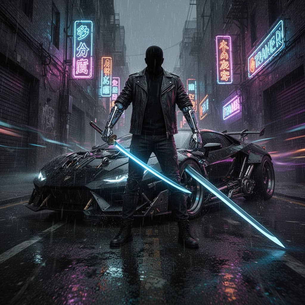 Neon Katana