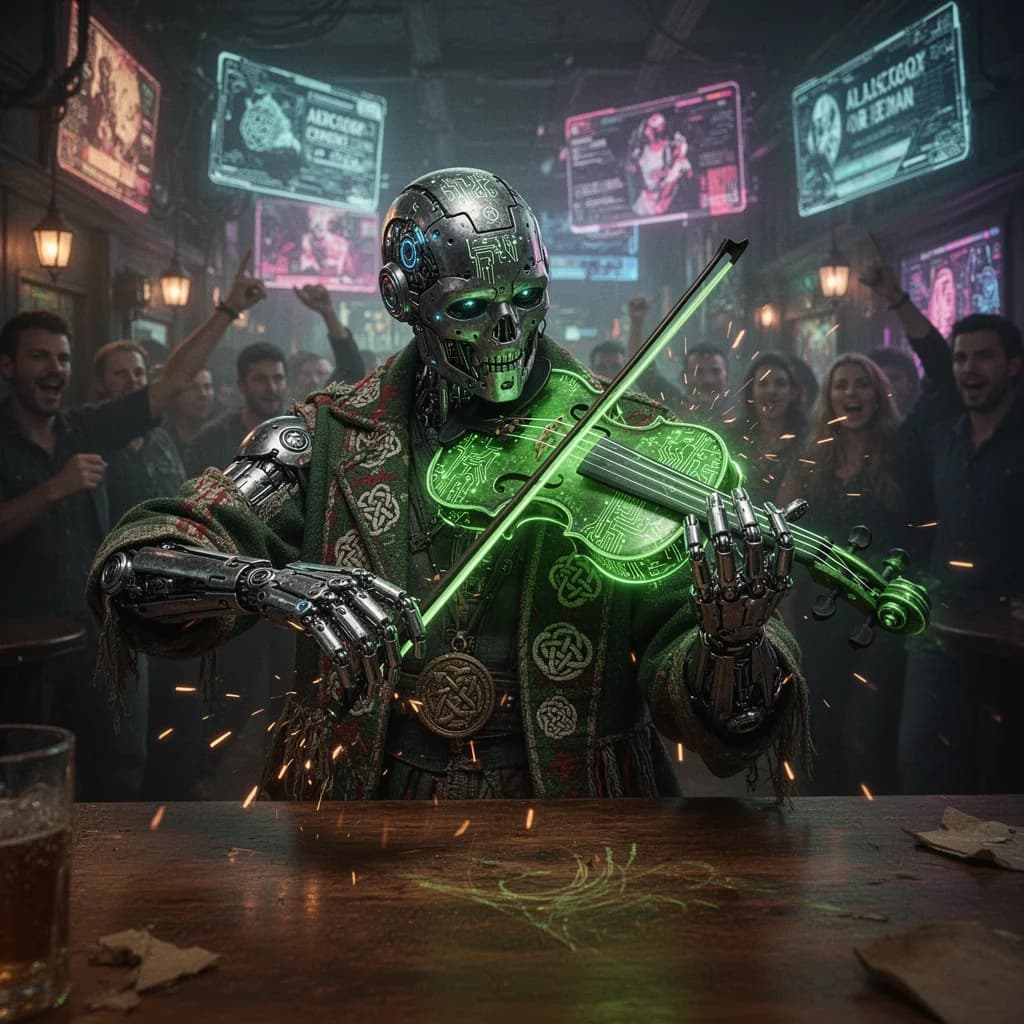 Emerald Override (Cyber-Pub Brawler)