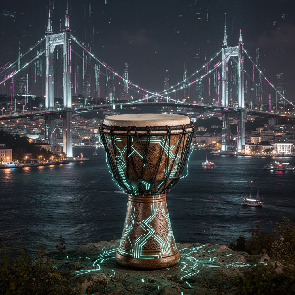 Istanbul Bass Mirage / Bosphorus Neon (Cyber-Darbuka)