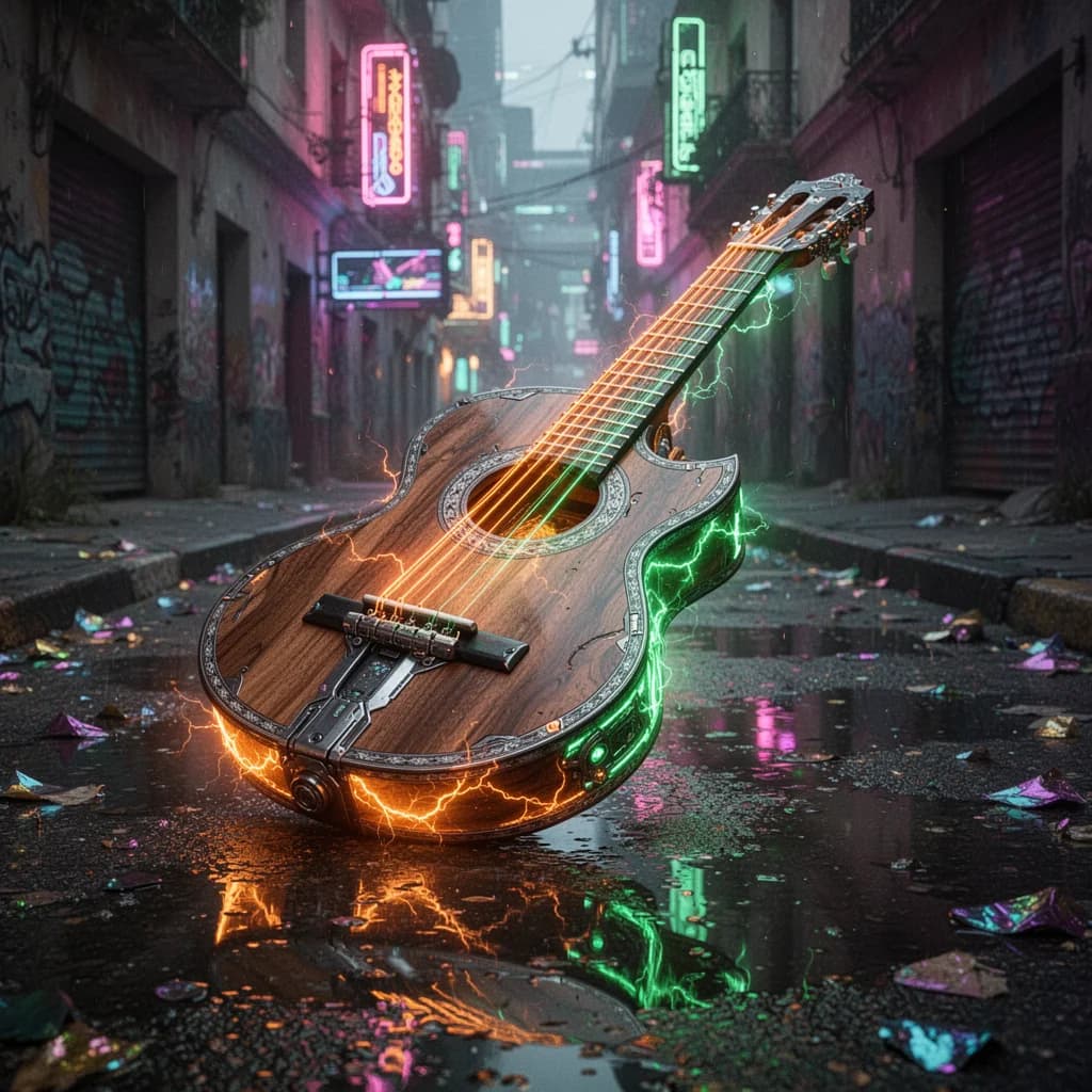 Neon Mariachi (Cyber-Latino)