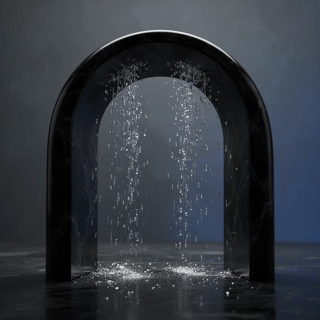 Raincoat Doorway Reverie