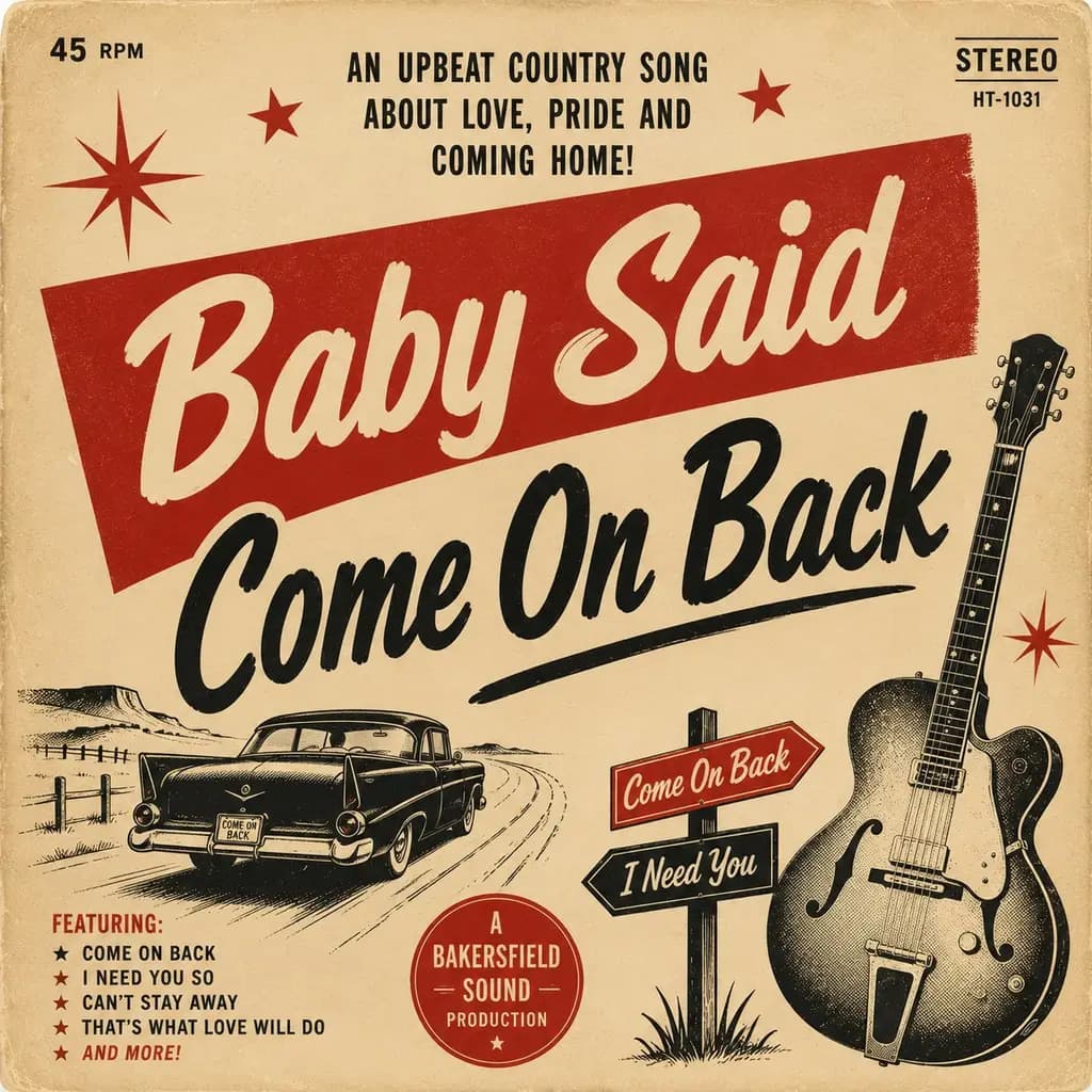 Baby Said, “Come on Back”