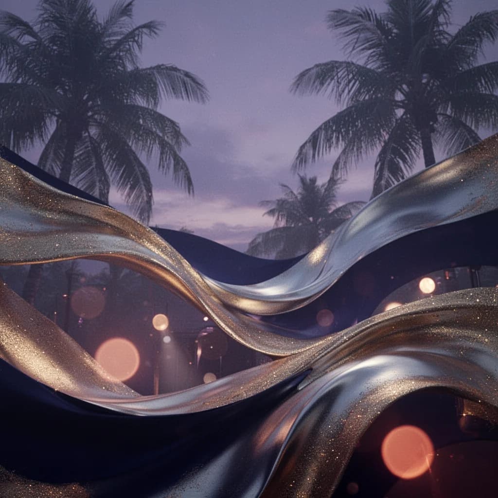 Twilight Palms