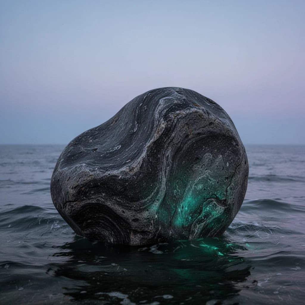 Stone by the sea