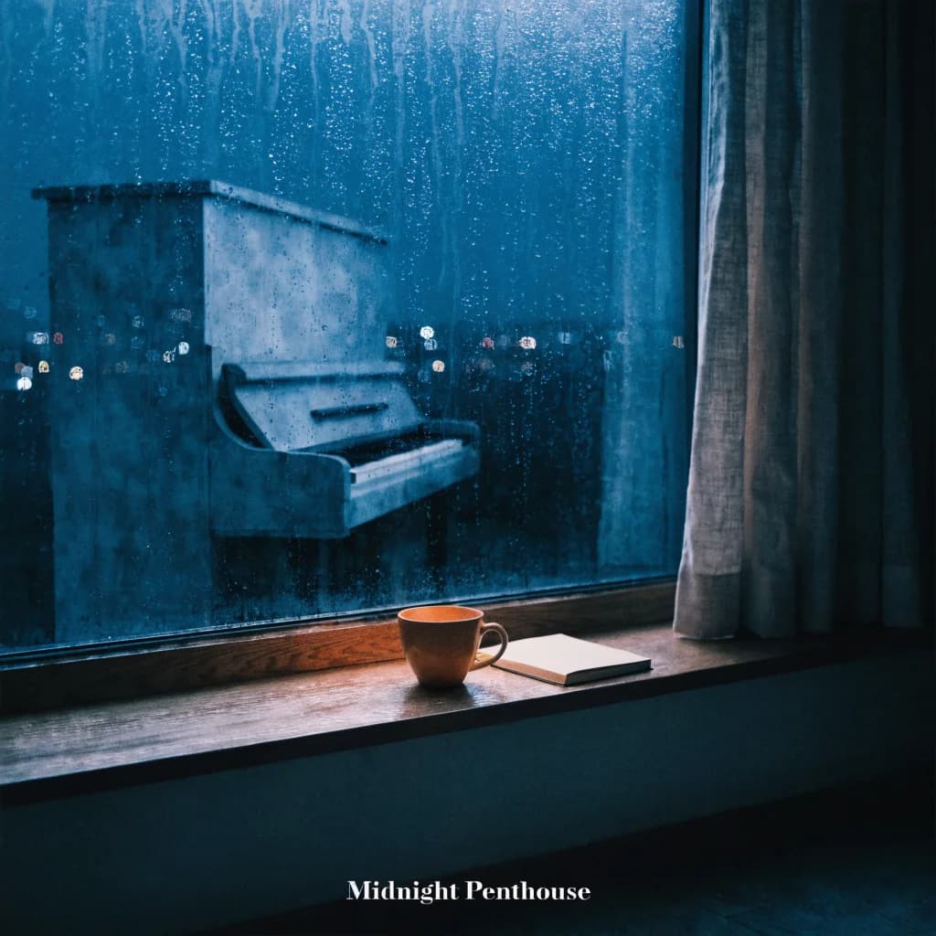 Rain on Penthouse Glass