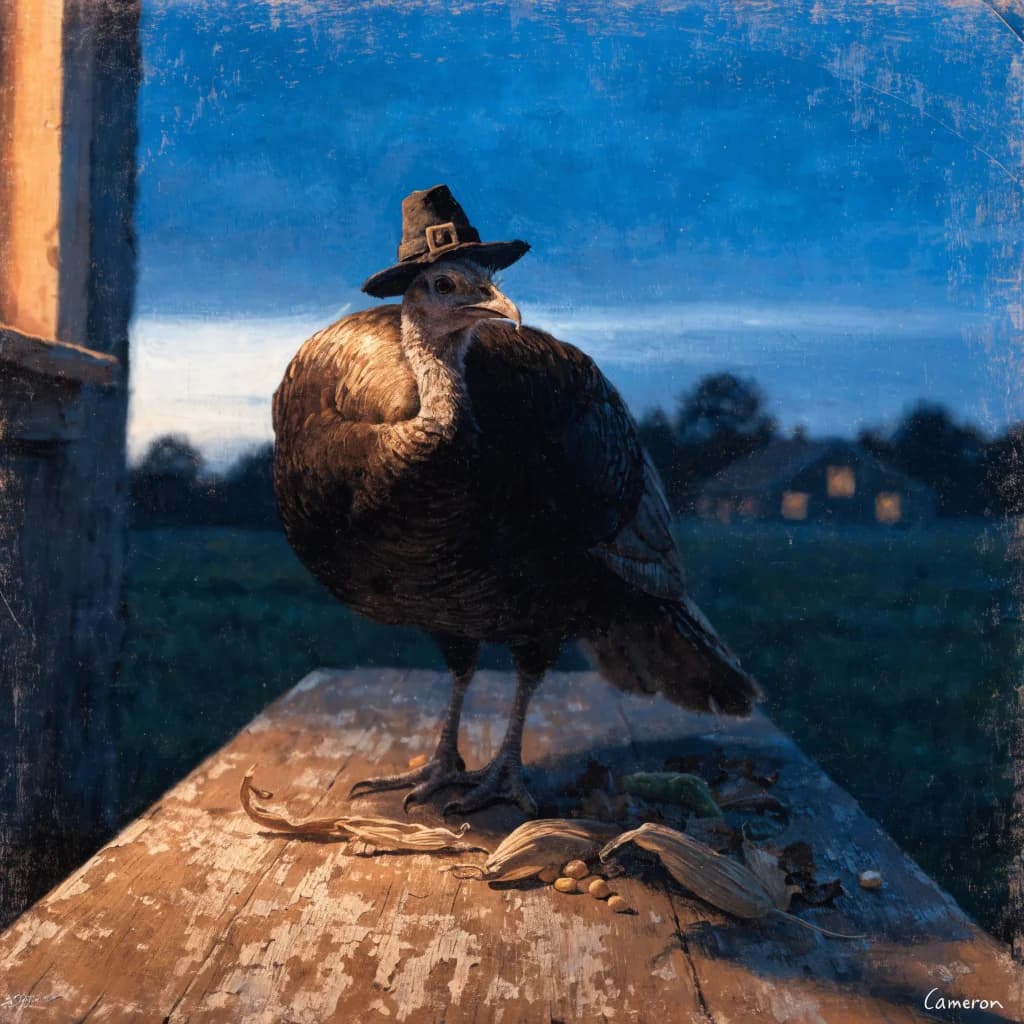 Cameron the turkey - His Life