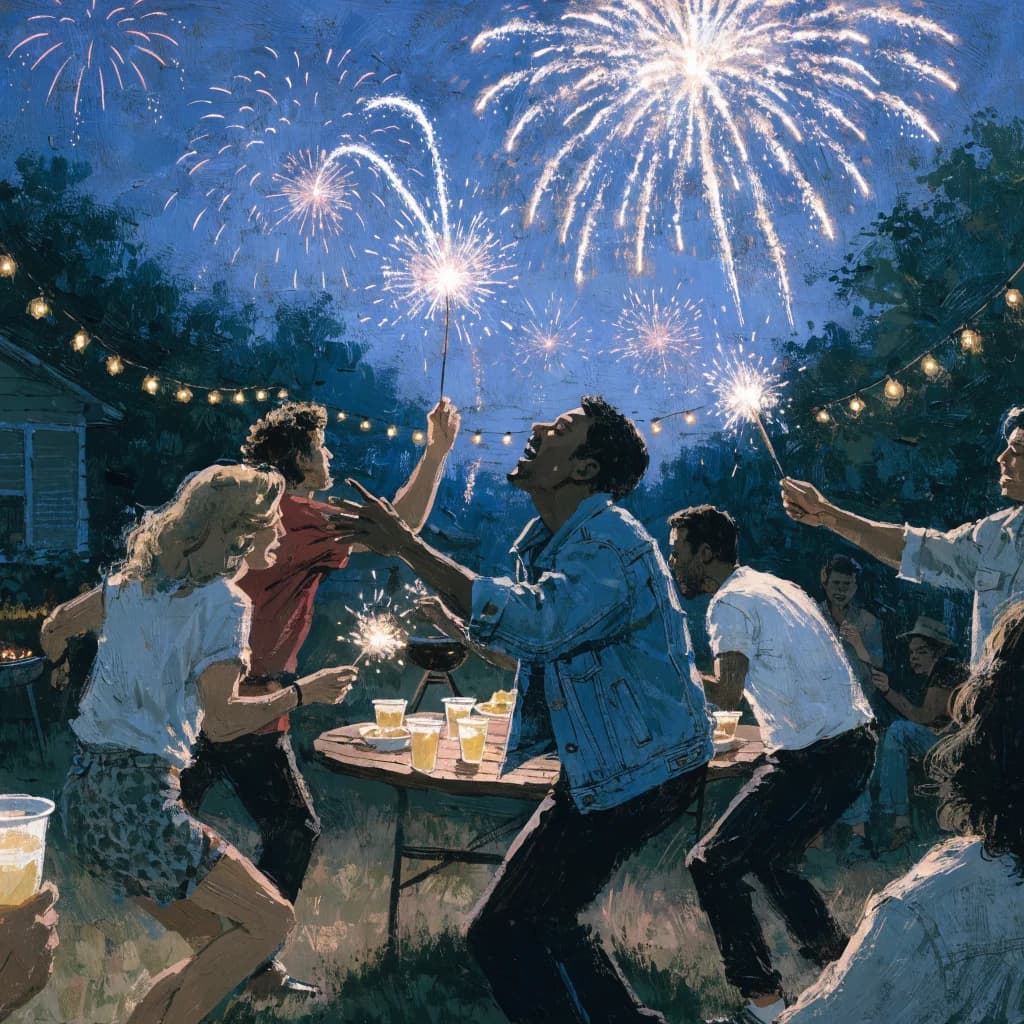 Sparklers and Summer Skies