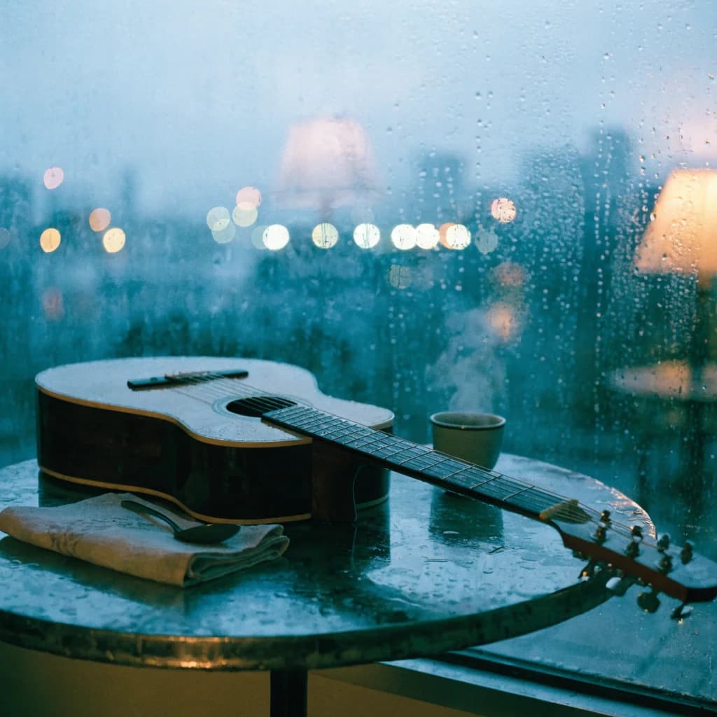 Nylon Strings in Rain
