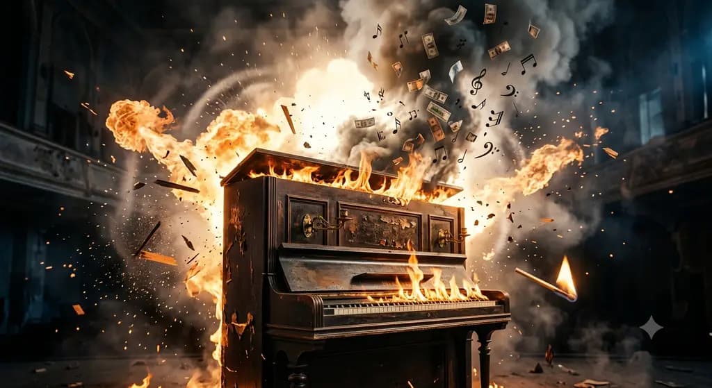 Piano Striked