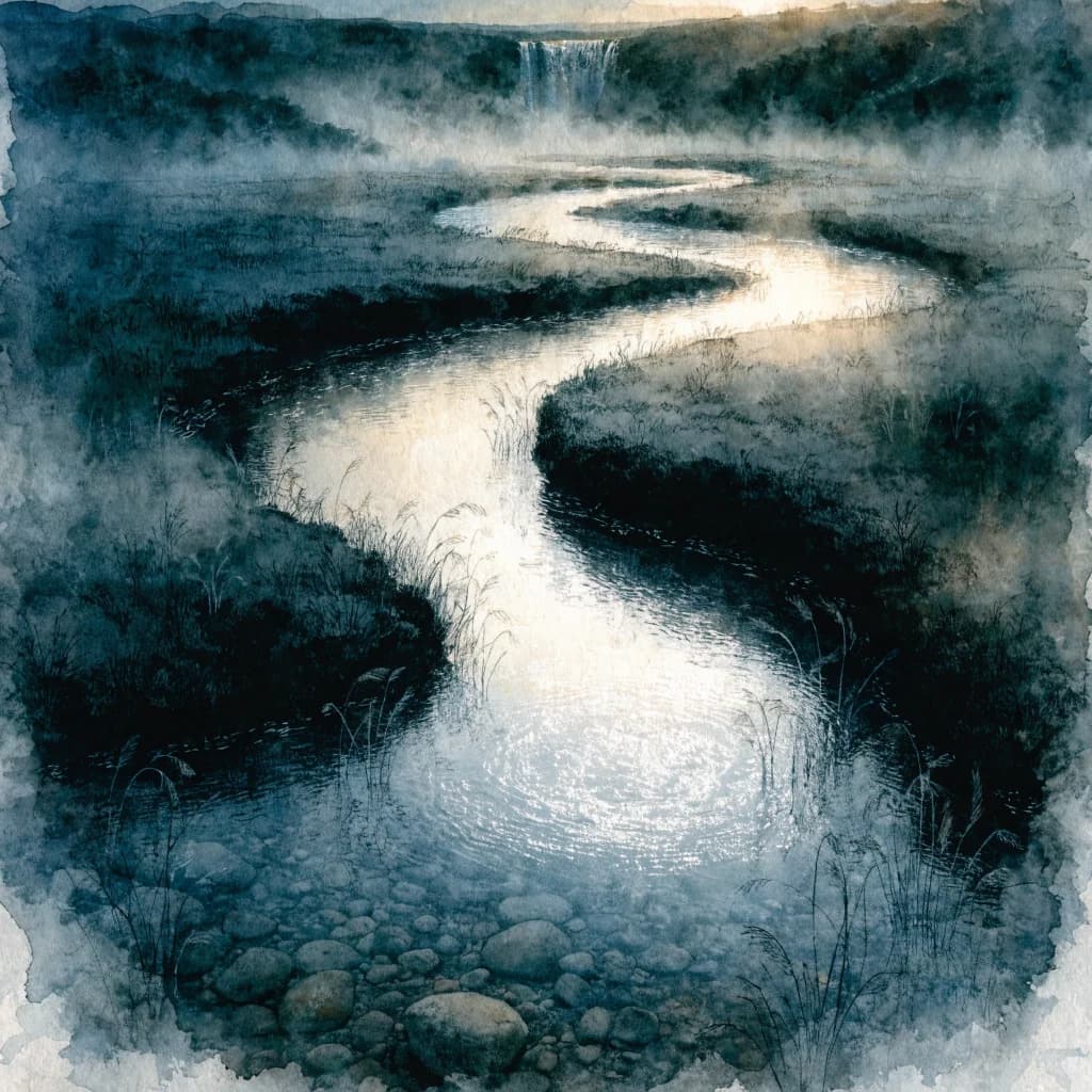 River's Quiet Embrace