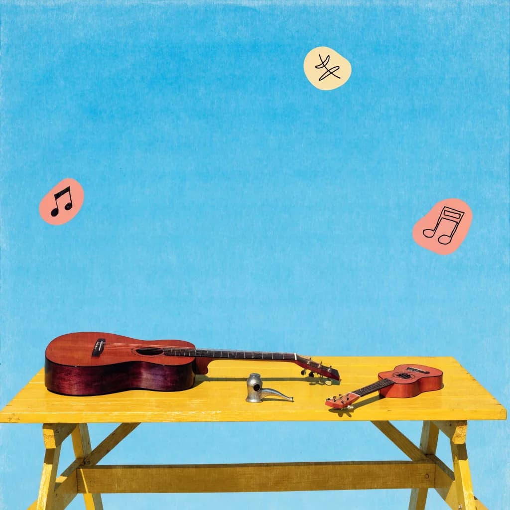 Sunny Whistling Stride Guitar
