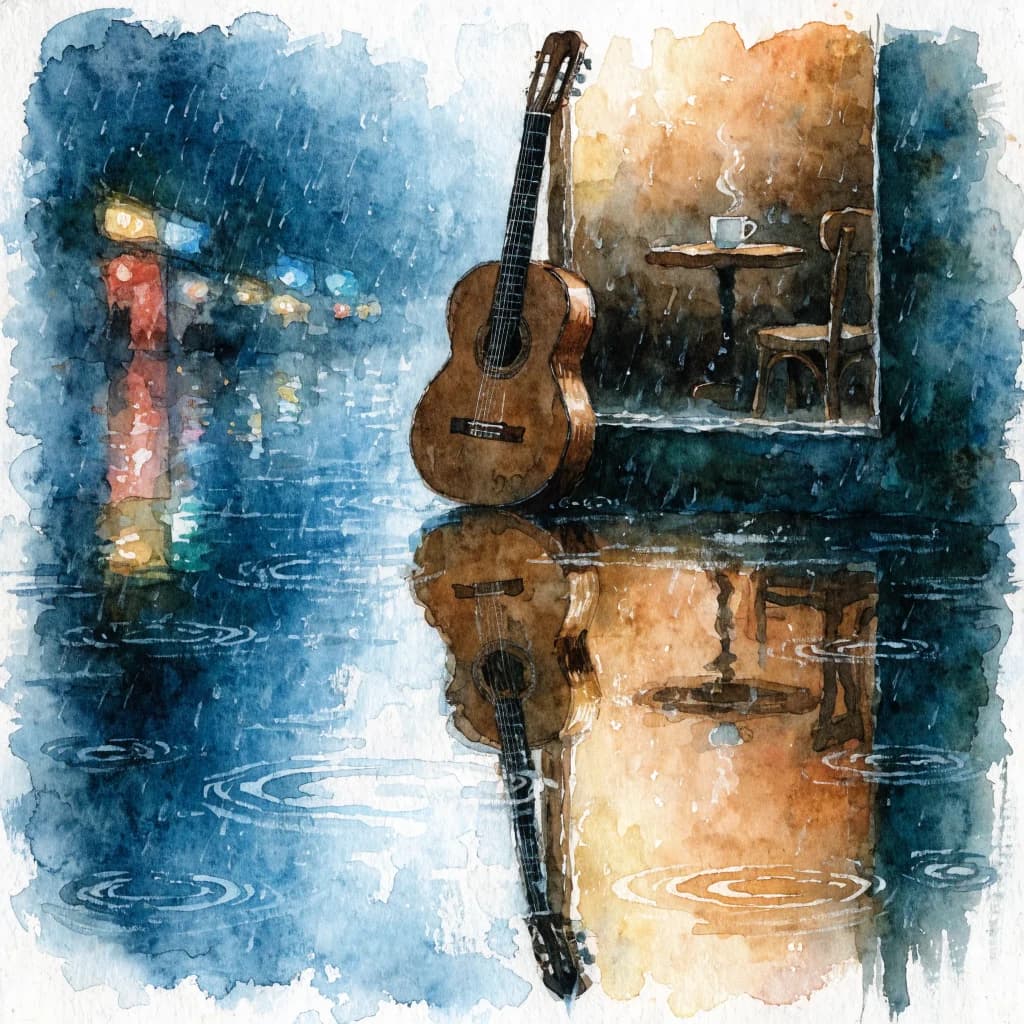 Rainlaced Nylon Streets
