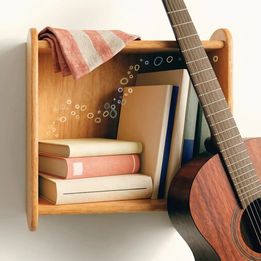 Bookshelf Moonlight