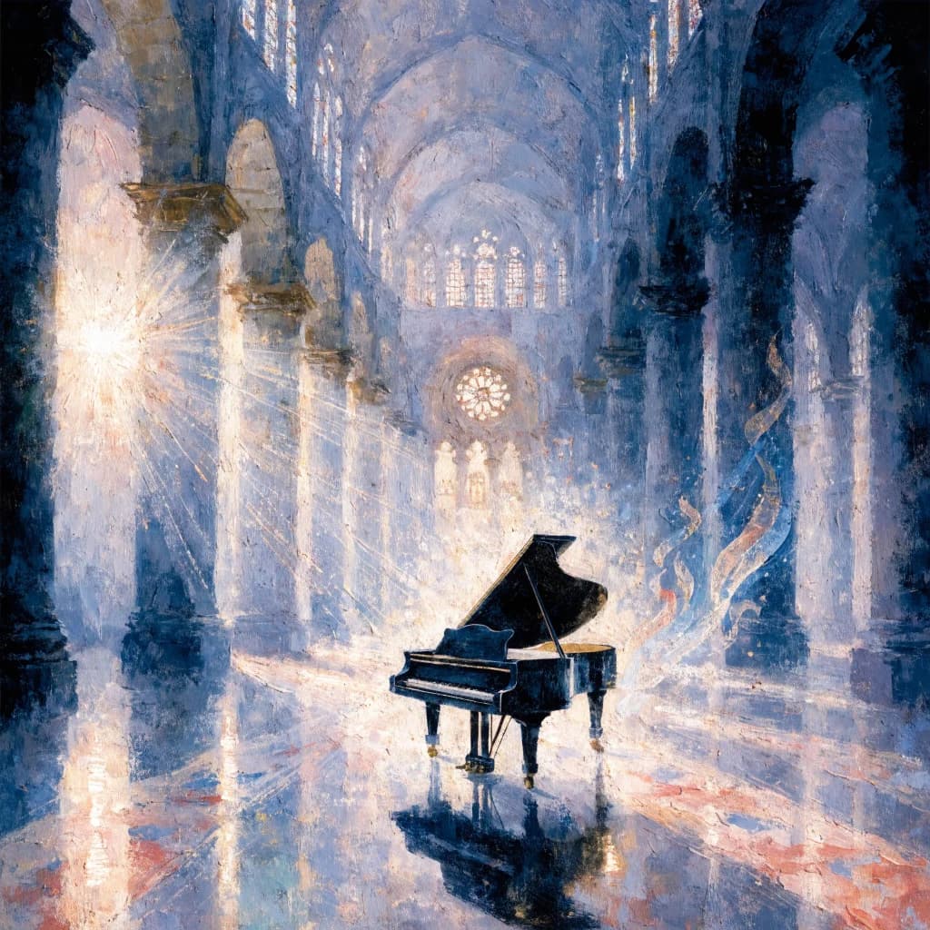 Dawn in the Cloisters