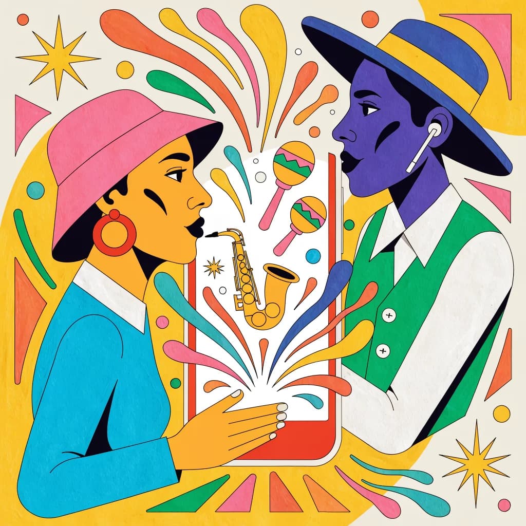 Sax & Swipe Fiesta