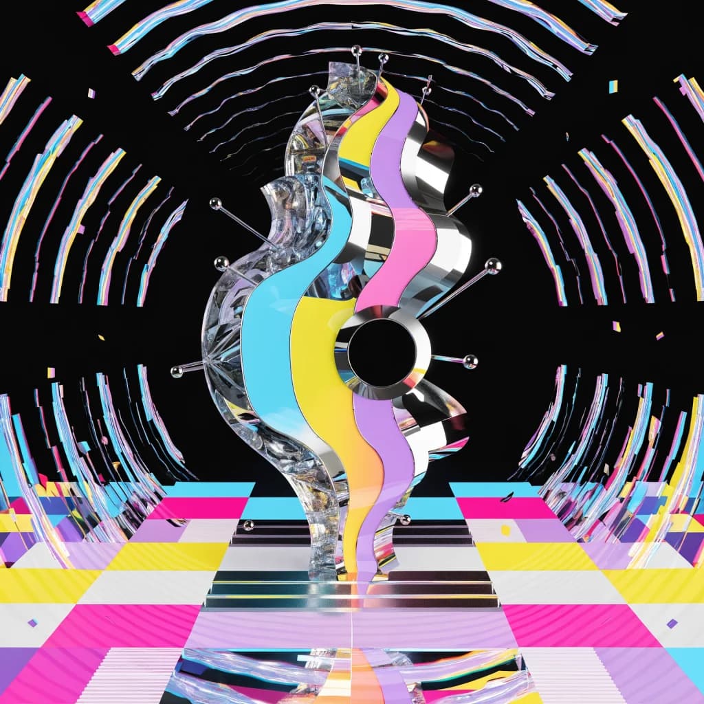 Crystal Static Bloom
