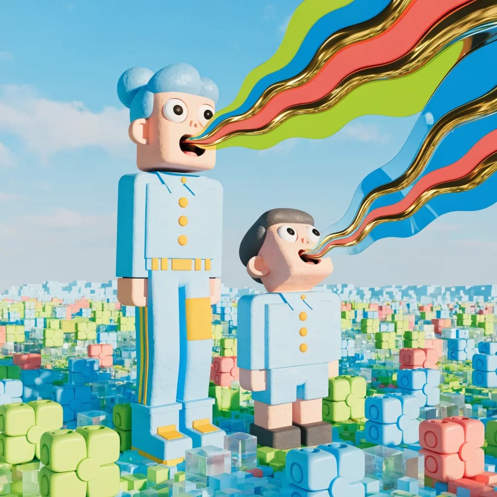 Play with cube and friends