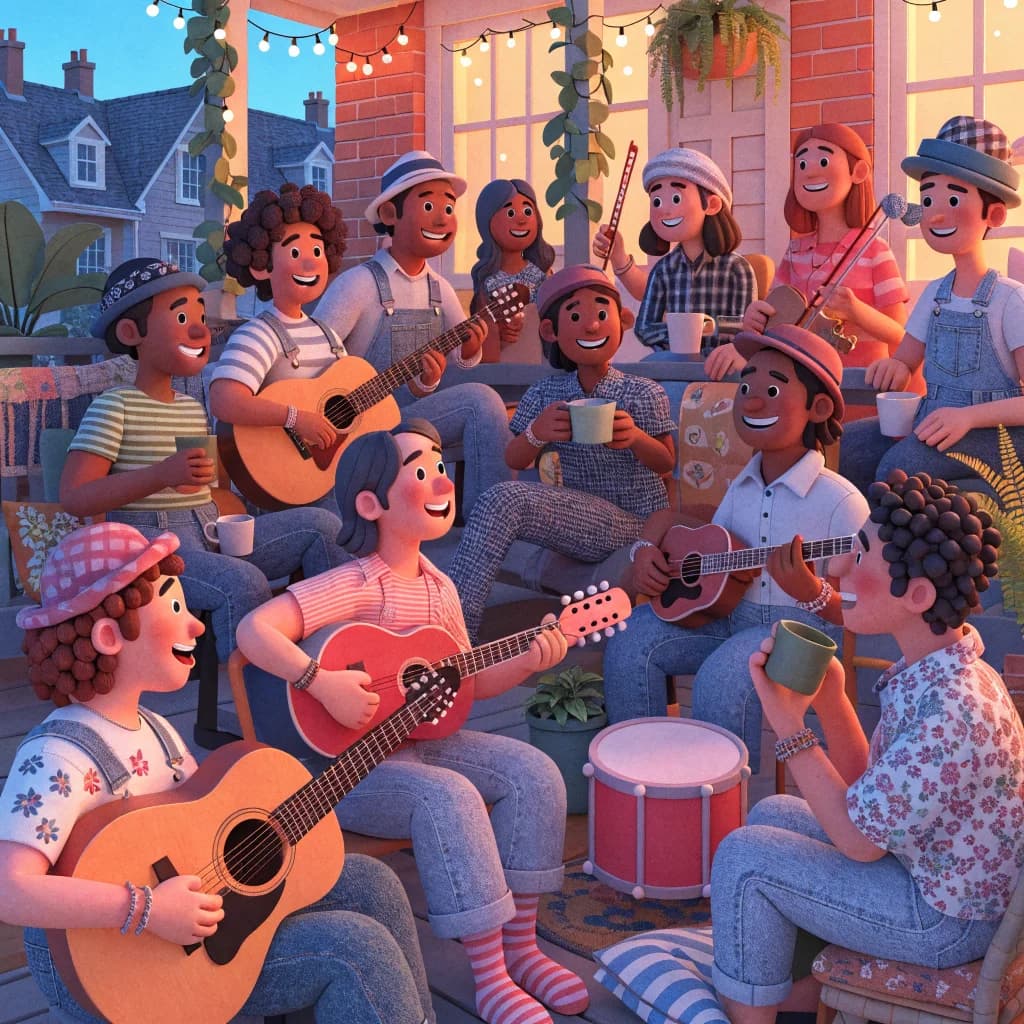 Dusk Porch Harmony
