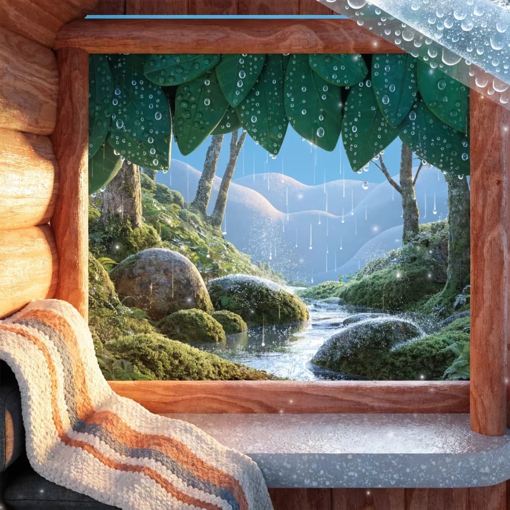 Cabin Rain Lullaby