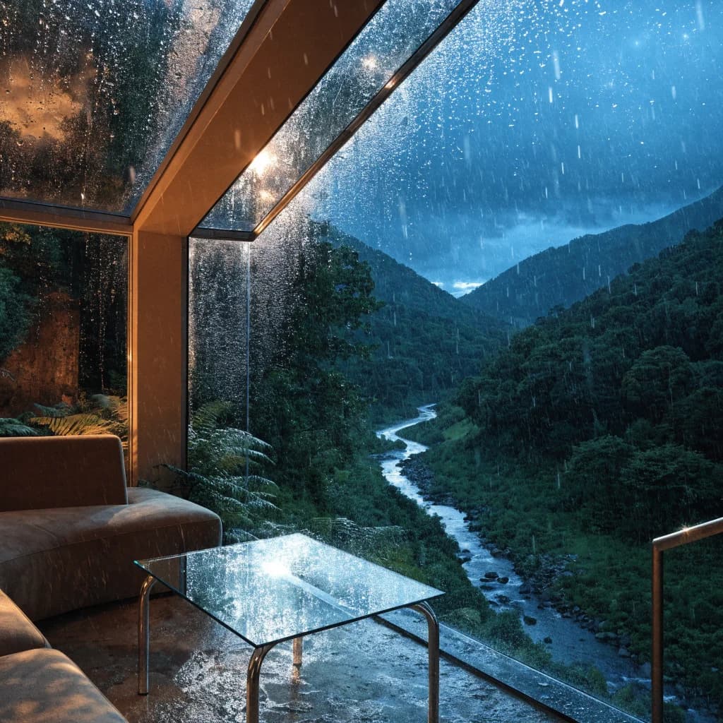 Glass Sanctuary Rainscape
