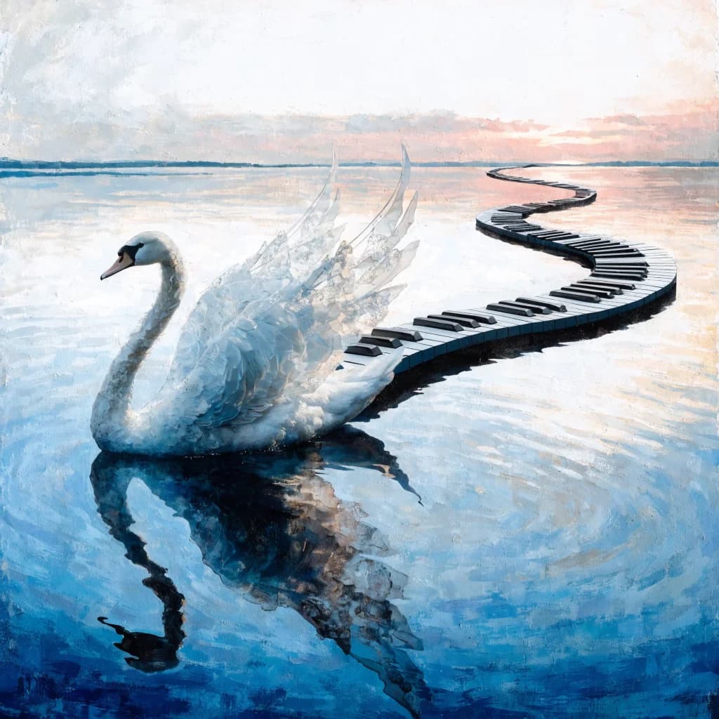 Swan Nocturne Dawn