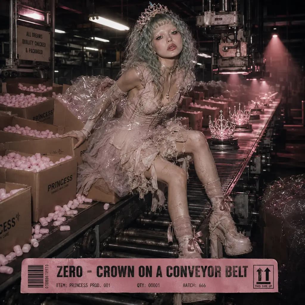 CROWN ON A CONVERYOR BELT