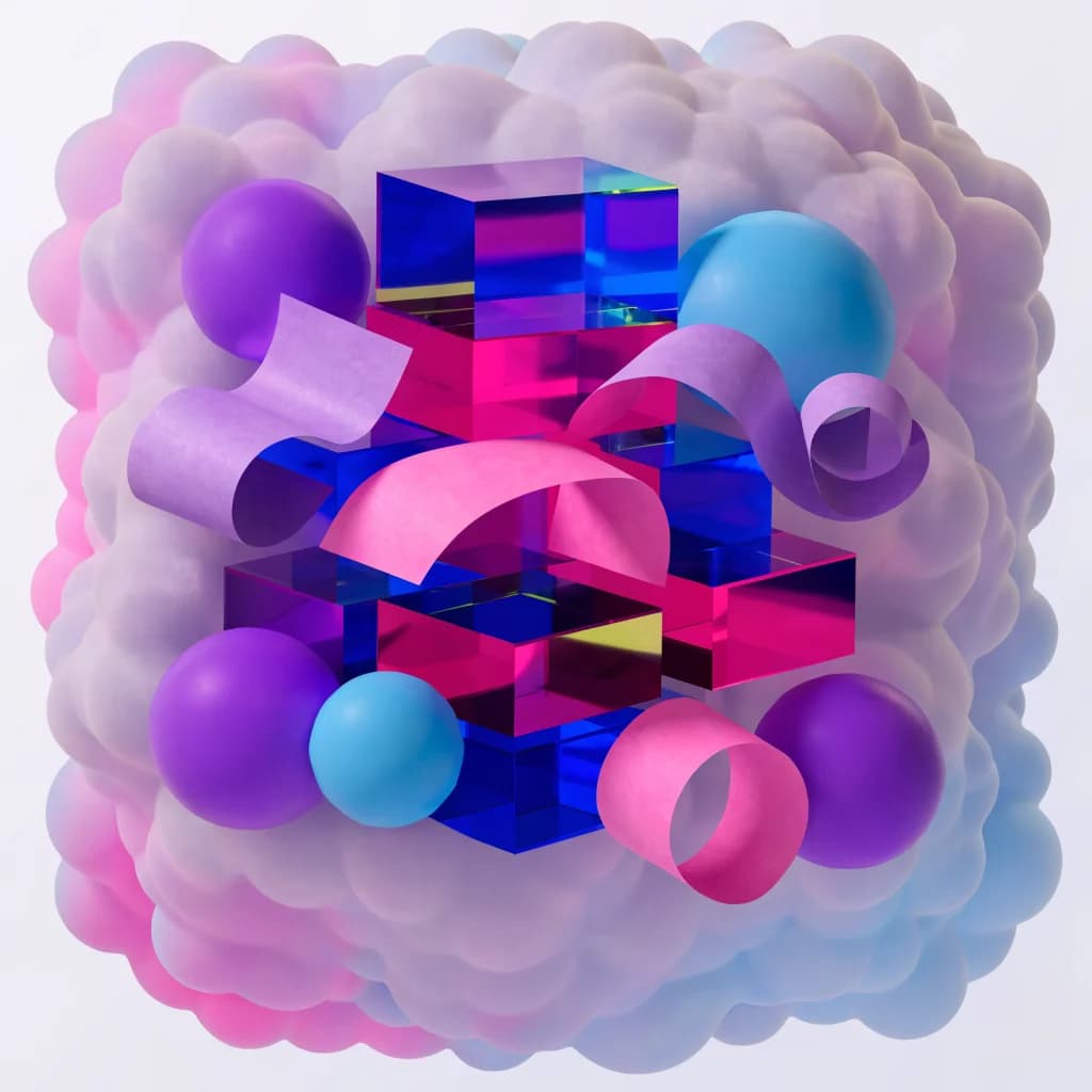 Pink Blue Haze