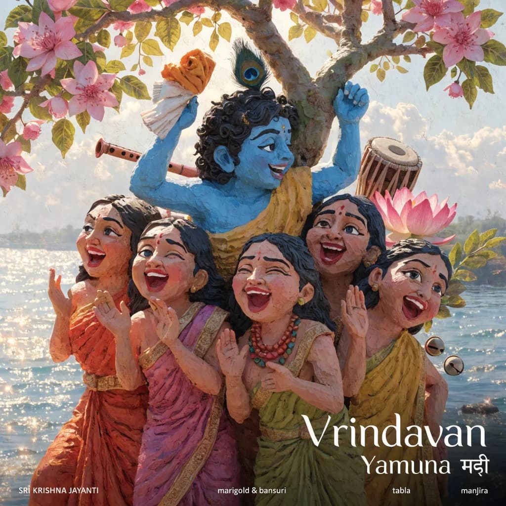 Krishna stole the clothes