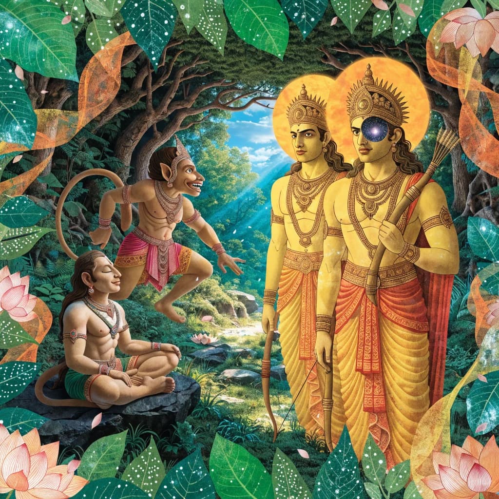 When Hanuman Met Rama