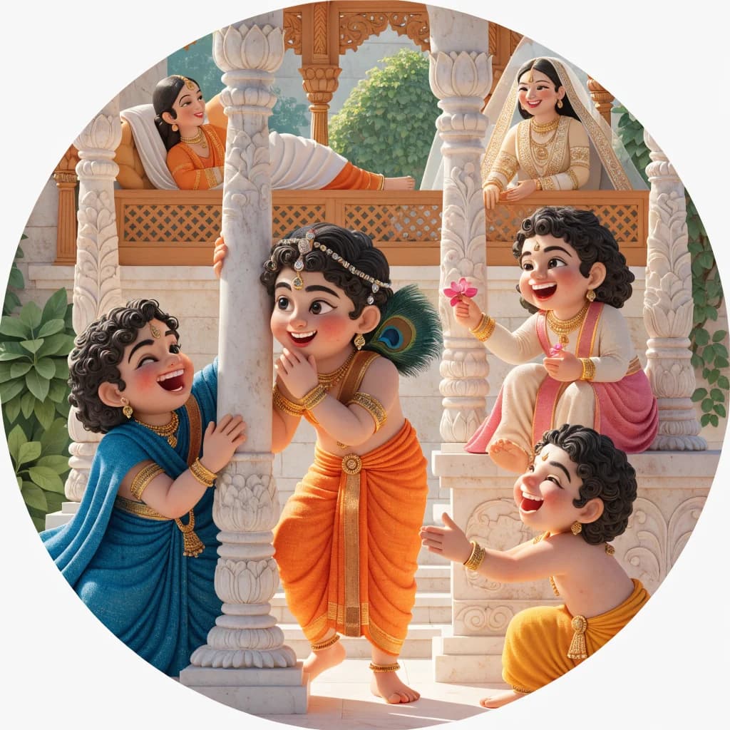 राम का बचपन — बाल राम की मासूम शरारतें और भाइयों के साथ प्रेम
