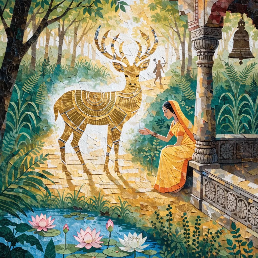 स्वर्ण मृग — मारीच बना स्वर्ण मृग