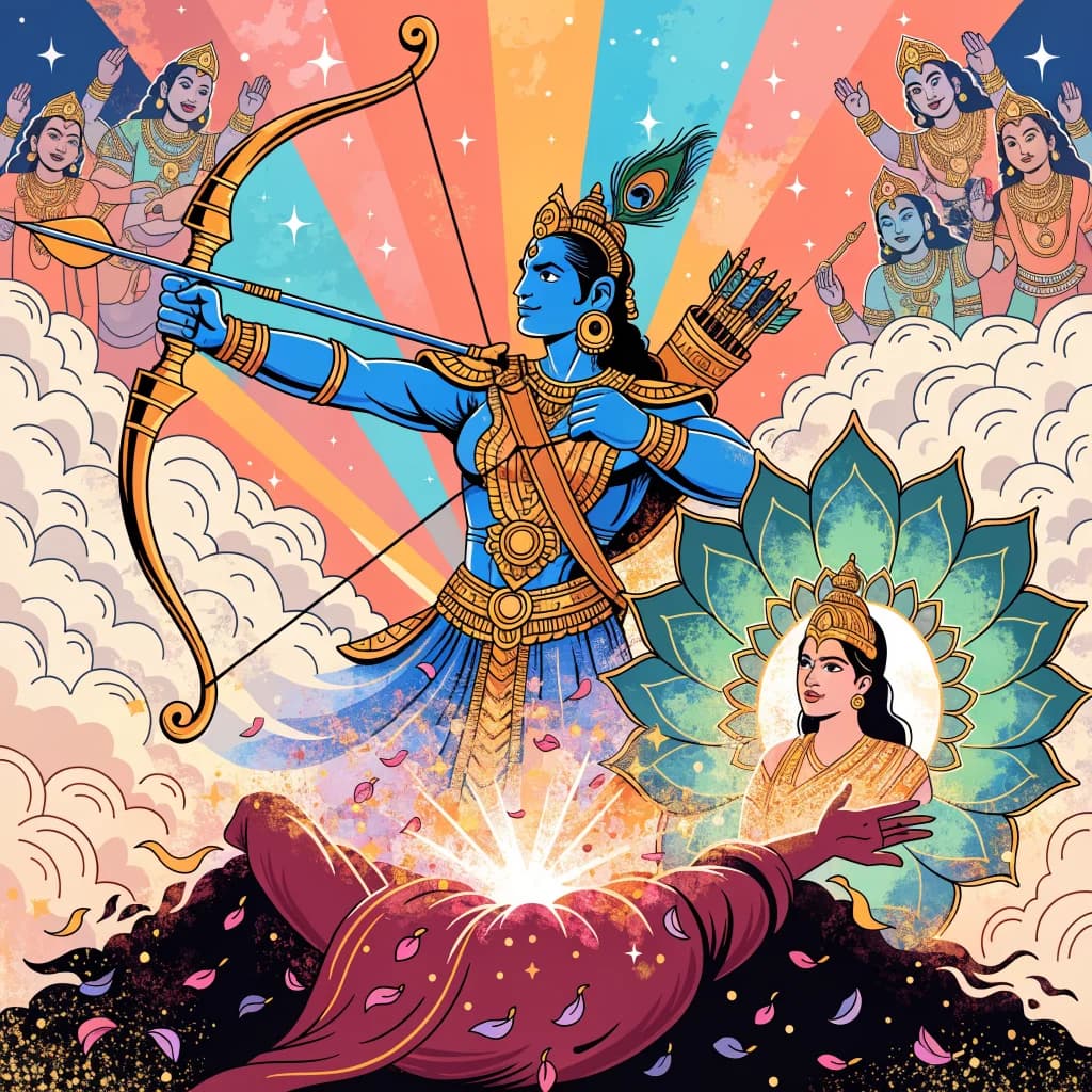 रावण का अंतिम दिन  — अधर्म पर धर्म की विजय
