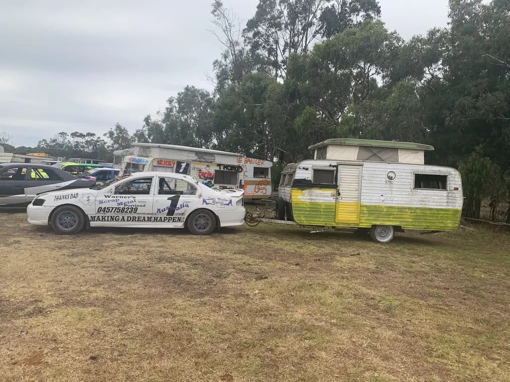 Wally and Nathan Speedway Cowboys
