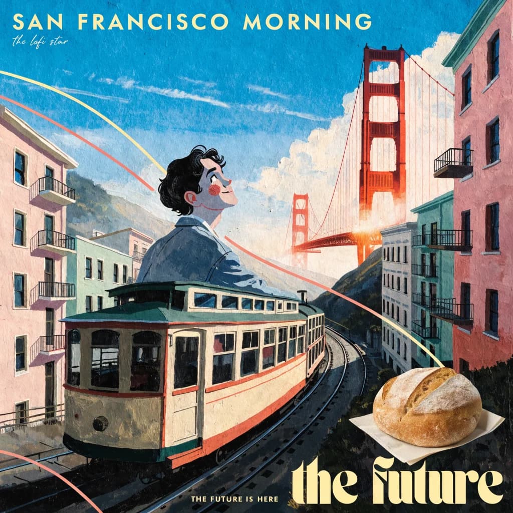Sunrise Over the Bridge - Dream City of San Francisco