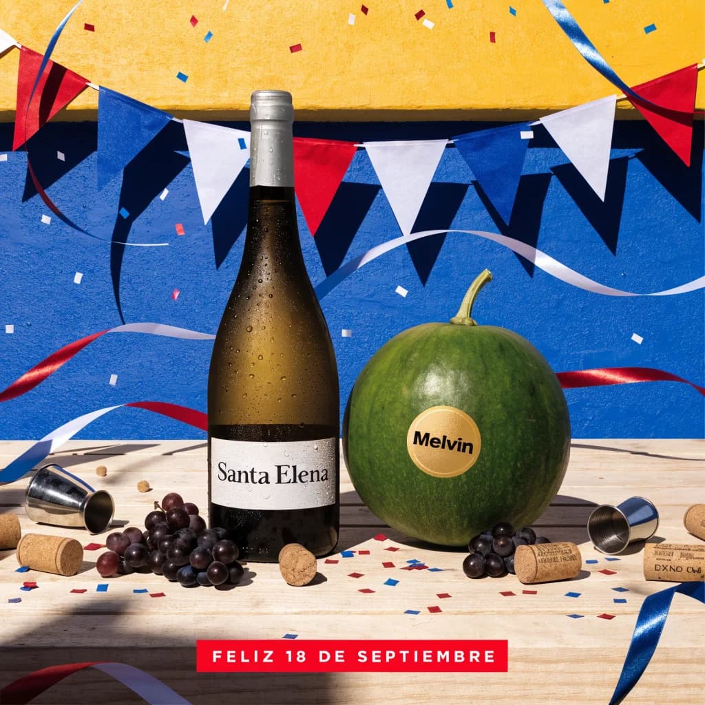 Vino, Melón y 18